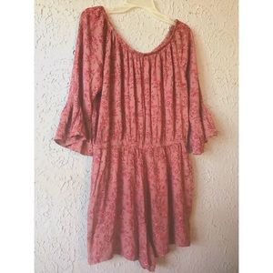 Flirty Bell Sleeve Short Romper